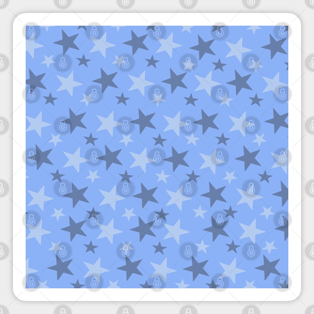 blue stars Magnet by persa